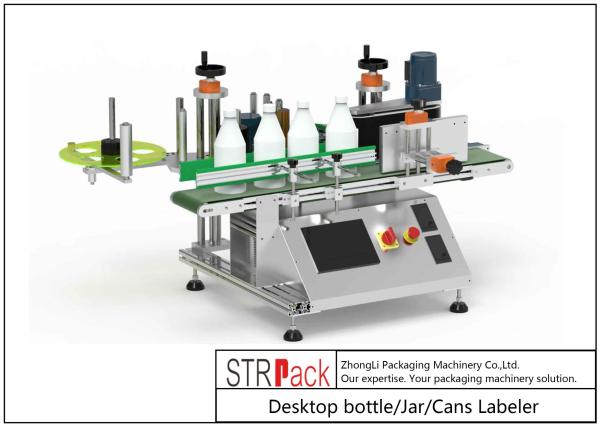 Buy cheap Desktop Jar / Cans Bottle Labeling Machine 20 - 60pcs/Min from wholesalers