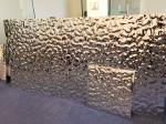 Foshan Manufacturer Water Ripple Pattern Mirrror Golden Color Sheets For Wall