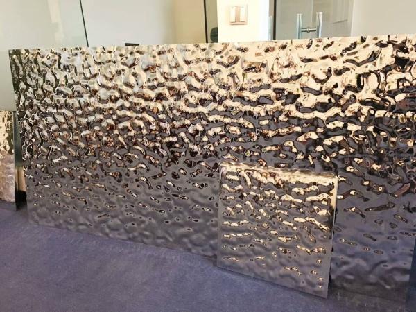 304 Embossed Water Ripple Design Pattern Stainless Steel Sheet Manufacturer In