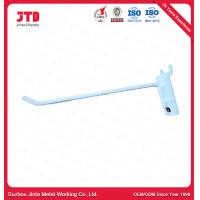 Buy cheap Single Line Powder Coated White Pegboard Hook For Supermarket 300mm 350mm product