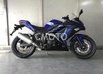 Durable Street Legal Motorcycle , Blue Black Small Street Motorcycles