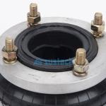 Ram Type Flange Industrial Air Springs 150076H-1 One Single Rubber Bellow With