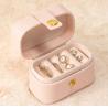Buy cheap ODM Mini Travel Jewelry Box Organizer Emboss PU Leather Portable SGS from wholesalers