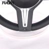 Buy cheap Round Black Full Leather Bmw Car Steering Wheel F10 F30 M3 M4 M5 M6 from wholesalers