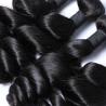 Buy cheap Real Remy 8A Malaysian Hair Extensions Natural Black For Women Curly Hair from wholesalers