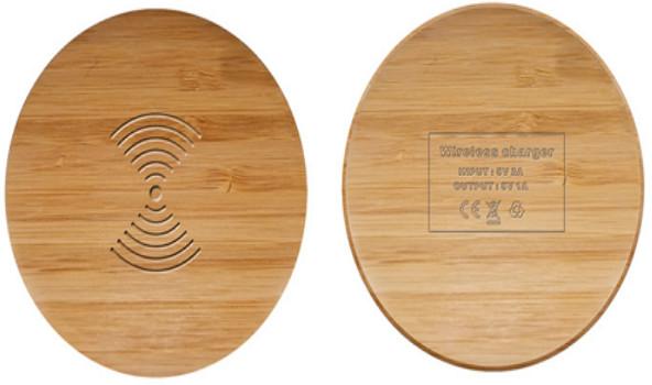 Buy cheap Bamboo wireless phone charging pad 10W fast charging wireless Charger 9V 3A from wholesalers