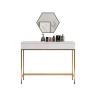 Buy cheap Luxury White Modern Wood Dresser Nordic Style Two Drawers With Mirror from wholesalers