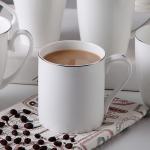 Hotel Office 10oz Straight Eco Thin Fine Porcelain Coffee Mugs