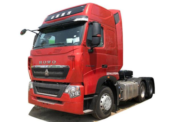 Buy cheap Red T7H Truck Tractor Head 450hp Howo A7 Tractor Head 10 Wheels from wholesalers