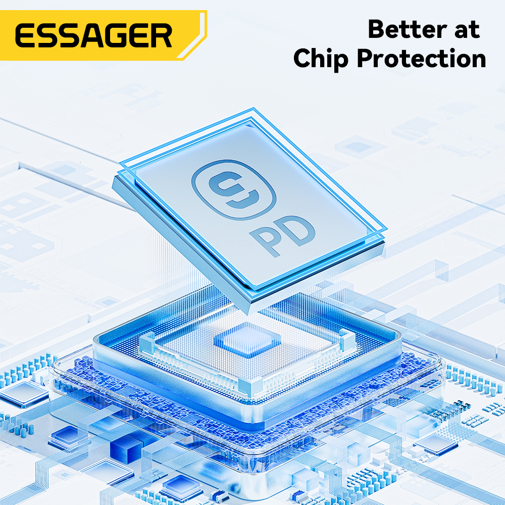 ESSAGER ES-X45 Pd 29w Usb C To Lighting Iphone Fast Charging Cord