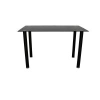 Buy cheap Rectangular 4 Round Legs Odm 8mm Tempered Glass Top Dining Table product