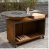 Buy cheap Outdoor Garden Charcoal Barbecue Corten Steel Commercial BBQ Grill from wholesalers