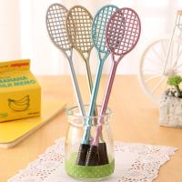 Buy cheap Badminton Racket Shape Gel Pen 0.5mm Plastic Creative Neutral Pen product