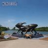 Buy cheap Garden animal decoration large size best artwork bronze crab sculpture from wholesalers