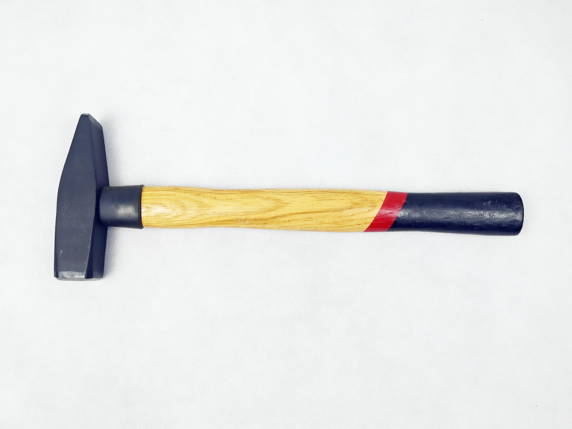 DIN standard carbon steel materials Machinist Hammer with double colors wooden handle