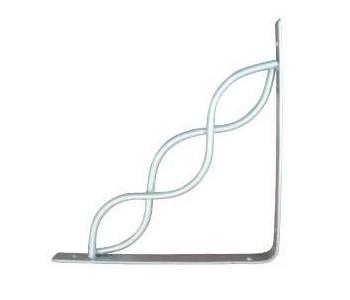 Buy cheap Wall Mounted Heavy Duty Cast Iron Shelf Brackets Powder Coating OEM Available from wholesalers