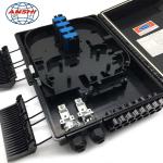 16 Port Outdoor Fiber Distribution Box Black Outdoor Optical Distribution Frame