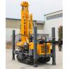 Buy cheap 180M depth rubber belt crawler underground water well drilling rig machine from wholesalers