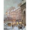 Buy cheap Framed Paris Oil Painting , Impressionist Landscape Paintings Thick Oil On Canvas from wholesalers