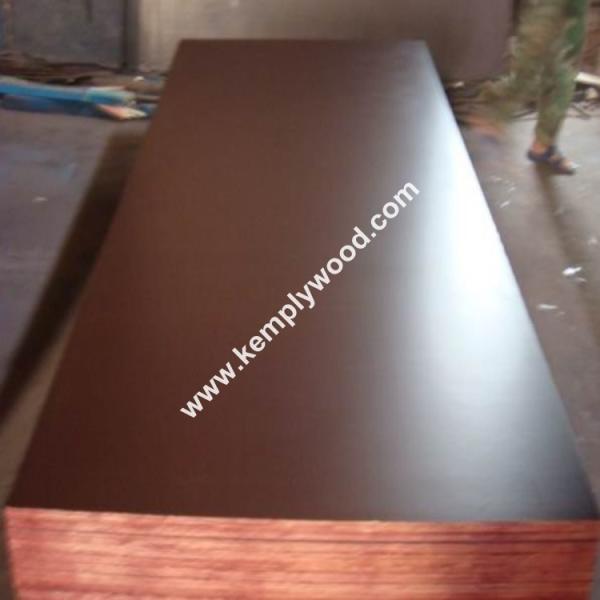 Buy cheap Two times hot press combi core 15times usage brown film faced plywood,two times hot pressed shuttering plywood from wholesalers