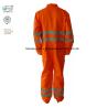 Buy cheap 300gsm Cotton Orange High Vis Fr Coveralls With Reflective Tape Safety from wholesalers