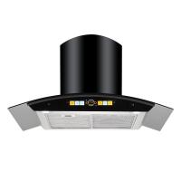 Buy cheap Custom Arc Glass Chimney Hood Chimney Cooker Hood 90cm product