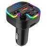 Buy cheap Colorful Light USB Car Charger With BT Fm Transmitter Car Mp3 Player FM Modulator from wholesalers
