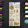 Buy cheap 3D Foam Puffy Hot Stamping Stickers Preschool Education English Letter Stickers from wholesalers