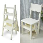 Retractable Multifunctional 200kg Capacity Folding Ladder Chair
