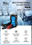 Small Cars LCD Screen Car Jump Starter 16000mAh Portable Auto Powerbank Battery