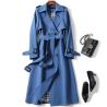 Buy cheap Elegant Light Fashion Puffer Down Coat Belted Overcoat Women Trench Coat from wholesalers