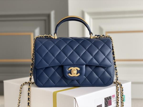 Buy cheap Small Chanel Branded Ladies Handbag Caviar Grained Calfskin & Gold Tone Metal from wholesalers