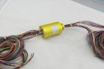 Customized Flange Through Bore Slip Ring AC 1000V 300rpm / Min For Rotating Door