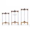 Buy cheap European Modern Style Tempered Glass Stainless Steel Side Table from wholesalers