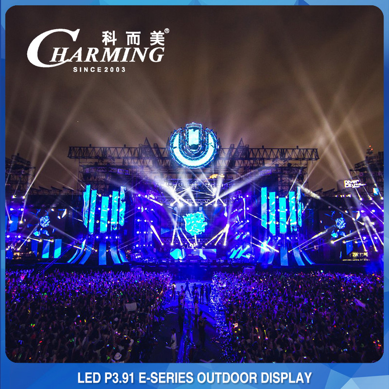 IP65 Waterproof P3.91 Rental LED Panel , Outdoor LED Large Screen Display