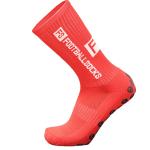 Youth Football Socks with Non-Slip Grip and Customized Logo in Woven Polyester