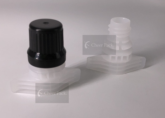 Black Color Injection Modeling 12mm Diameter Spout Cap Heal Seal