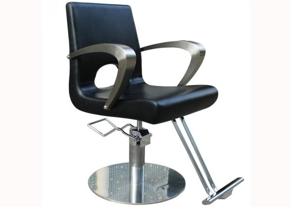 WT-3203 Royal Professional Hair Styling Chair with Stainless-Steel Armrest and