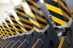 Energy Absorbing Portable Vehicle Barriers for Interception Warning