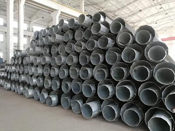 Buy cheap 70FT Q460 Electrical Power Transmission Steel Pole Dodecagonal 69KV Galvanized from wholesalers