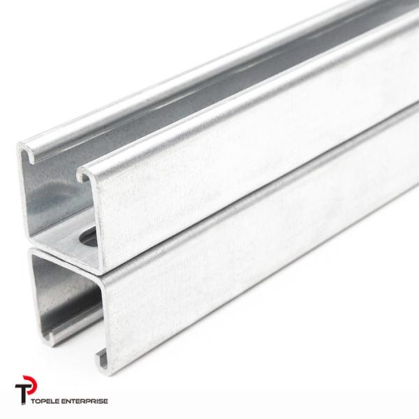 Buy cheap 41x21mm 41x41mm / Mild Steel Slotted Strut C Channel And U Channels/ from wholesalers