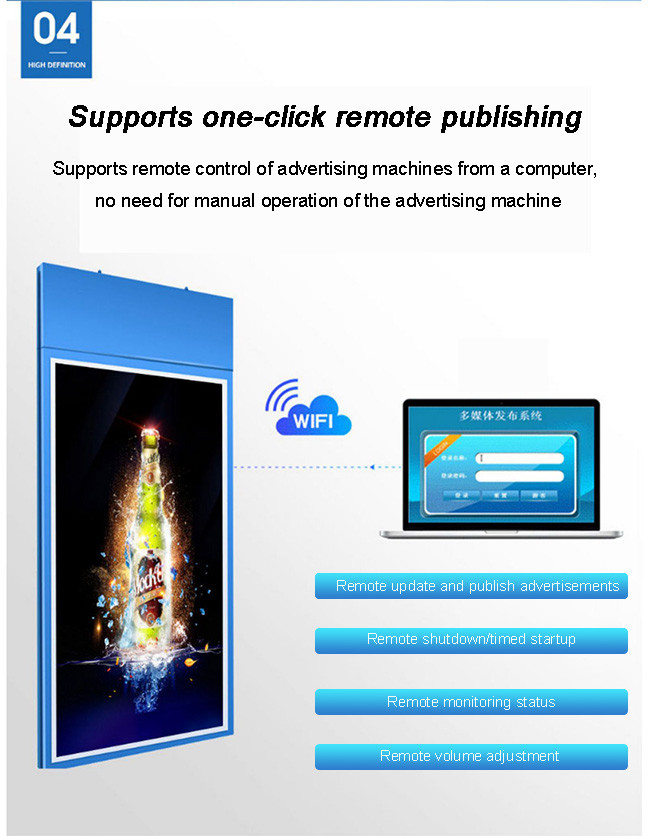 Innovative 1500nits High Brightness LCD Advertising Display for Retail Stores Android 11 Operating for Wayfinding Education