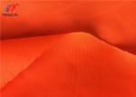 Orange Color 100% Polyester Police Uniform Fluorescent Material Fabric