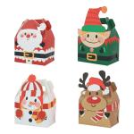 Buy cheap Silk Screen Printing Christmas Single Muffin Packaging Boxes 22g from wholesalers