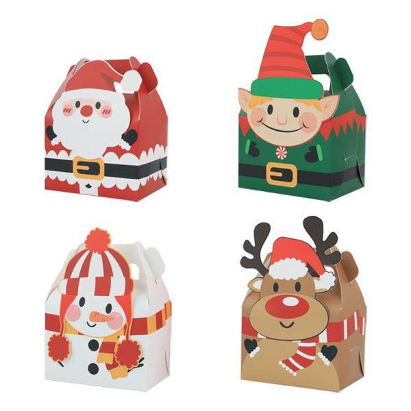 Buy cheap Silk Screen Printing Christmas Single Muffin Packaging Boxes 22g from wholesalers