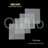 Buy cheap Square Clear Card Sleeves 73x73mm Size Doube Matte ISO from wholesalers