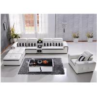 Buy cheap Sectional genuine leather sofa furninture 1+3+chaise h991 product
