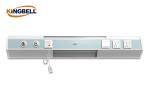 KB6200B Blue Hospital Bed Head Panel 1000mm Length Two Pcs Gas Outlets