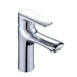 Brass Single Hole Single Handle Basin Mixer Tap In Chrome