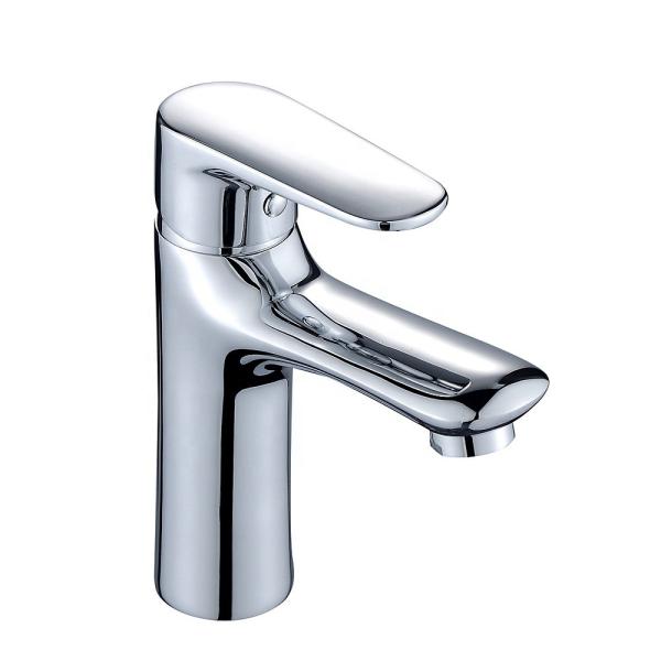 Buy cheap Brass Single Hole Single Handle Basin Mixer Tap In Chrome from wholesalers